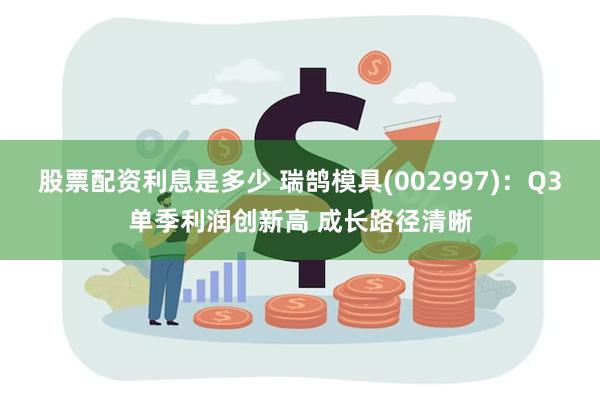 股票配资利息是多少 瑞鹄模具(002997)：Q3单季利润创新高 成长路径清晰