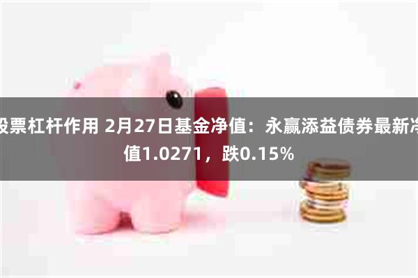 股票杠杆作用 2月27日基金净值：永赢添益债券最新净值1.0271，跌0.15%