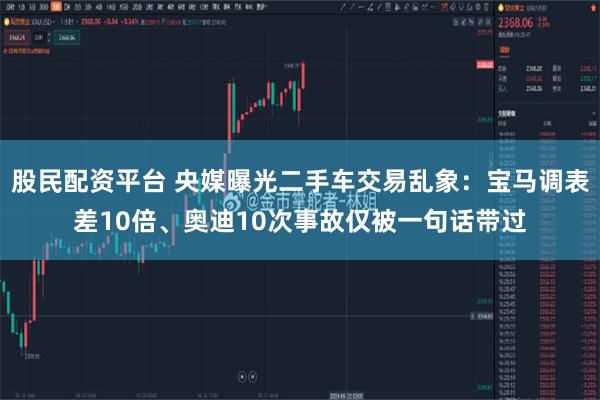 股民配资平台 央媒曝光二手车交易乱象：宝马调表差10倍、奥迪10次事故仅被一句话带过
