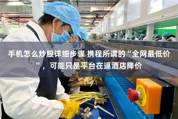 手机怎么炒股详细步骤 携程所谓的“全网最低价”，可能只是平台在逼酒店降价