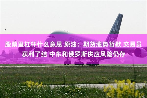 股票里杠杆什么意思 原油：期货涨势暂歇 交易员获利了结 中东和俄罗斯供应风险仍存